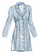 M8601 McCalls Schnittmuster Minikleid Blazerkleid