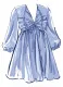 M8602 McCalls Schnittmuster Babydoll Kleid