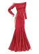 M8605 McCalls Schnittmuster schulterfreies Abendkleid