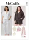 M8612 McCalls Schnittmuster Pyjama Shorty