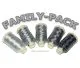 Maschinenstickgarn Set RAYON FAMILY-PACK grau