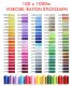 Maschinenstickgarn Set VISKOSE/RAYON 100x1000m