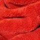50cm Microfaserfleece Kurzhaarzottel rot