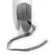 7m elastische Muschelsaumspitze grau