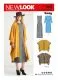 N6573 NewLook Schnittmuster Kleid Ponchoschal 34-44