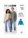 N6759 NewLook Schnittmuster Sweater Hoodie S-XXL EASY!