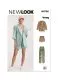 N6780 NewLook Schnittmuster Jacke Shorts Hose 36-48 EASY!