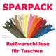 Reißverschluss-Set für Taschen 10er-Pack