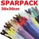 SPARPACK: Reißverschluß-Sortiment 30 x 30cm