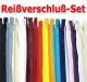 Reißverschluß-Set mit Stopper 20cm 16er-Pack