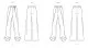 3006 Simplicity Schnittmuster lässige Hose