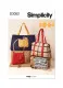 3052 Simplicity Schnittmuster Taschen 1 Piece Pattern easy!