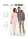 9240 Simplicity Schnittmuster Sweatshirt Hoodie XS-XL