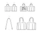 9618 Simplicity Schnittmuster Tote Bag Tasche