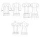 9643 Simplicity Schnittmuster Kleid für große Größen