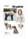 S9663 Simplicity Schnittmuster Hundbekleidung EASY!