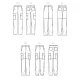 9693 Simplicity Schnittmuster Herren Cargo-Hose