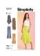 9751 Simplicity Schnittmuster Jerseyrock Jerseyhose EASY