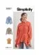9821 Simplicity Schnittmuster Peplum Bluse