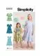 9900 Simplicity Schnittmuster Kinder Sommerkleider