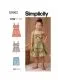 9962 Simplicity Schnittmuster Kinderkleid Hose EASY!