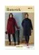 B6919 Butterick Schnittmuster Designermantel