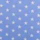 50cm Baumwollstoff CARRIE Sterne himmelblau