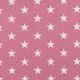 Rest: 1,60m Baumwollstoff CARRIE Sterne altrose