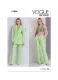 V1960 VOGUE Schnittmuster Hosenanzug & Top