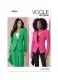 V2016 VOGUE Schnittmuster Blazer