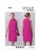 V2023 VOGUE Schnittmuster Designerkleid