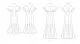 V2027 VOGUE Schnittmuster Abendkleid