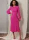 V2043 VOGUE Schnittmuster Kleid mit Gürtel