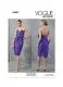 V2047 VOGUE Schnittmuster Designer Abendkleid
