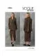 V2056 VOGUE Schnittmuster Rock mit Blazerjacke