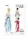 V2082 VOGUE Vintage Schnittmuster 60er Jahre Abendkleid