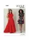 V2087 VOGUE Schnittmuster Abendkleid Cocktailkleid