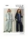 V2099 VOGUE Schnittmuster Pyjama XS-XXL