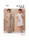 V2107 VOGUE Schnittmuster Kleid Maxikleid