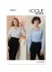 V2113 VOGUE Schnittmuster Bluse in Wickeloptik