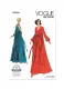 V2124 VOGUE Schnittmuster Retro-Kleid 70er-Jahre
