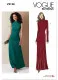V2128 VOGUE Schnittmuster Jersey Abendkleid EASY!