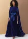 V2132 VOGUE Schnittmuster Abendkleid mit Longcape