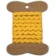 3m Zackenlitze Baumwolle 5mm gelb