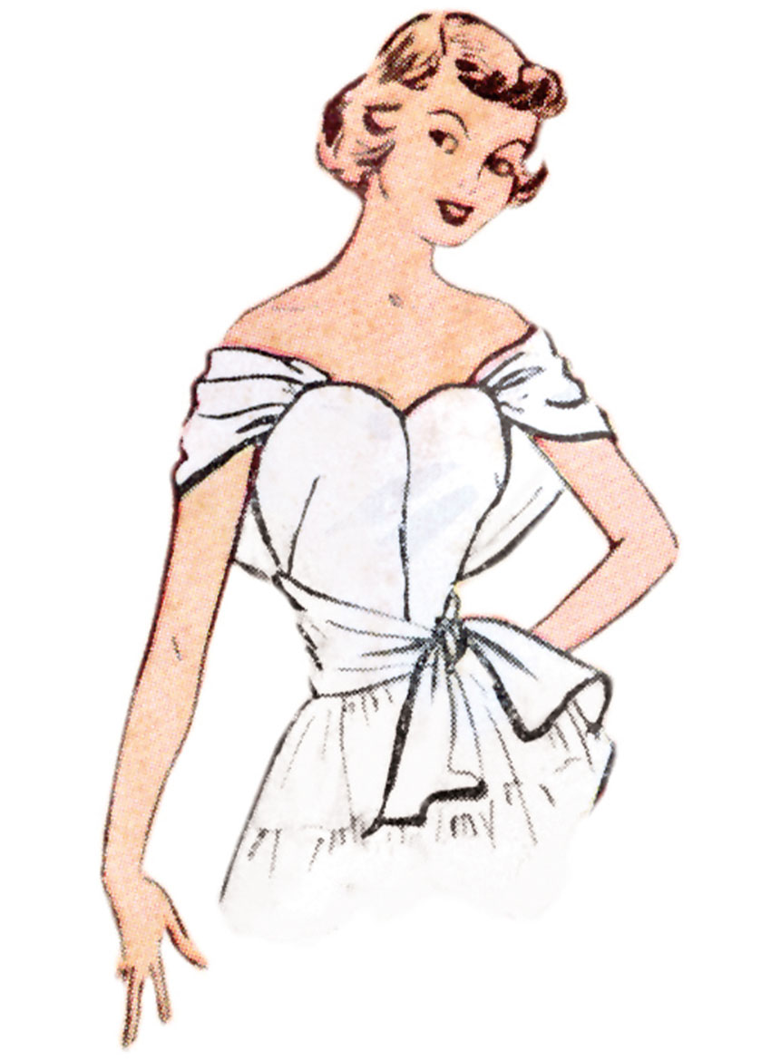 McCalls Schnittmuster Vintage Kleid 50er Jahre M8280 Maschinensticken, Nähen, Schnittmuster