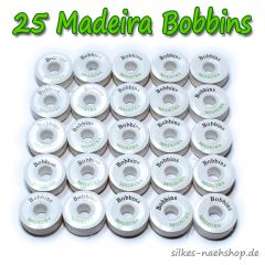 MADEIRA Bobbins 25er-Pack weiß