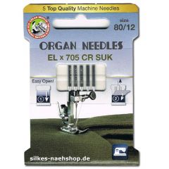 ORGAN Overlocknadeln Coverlock für Jersey