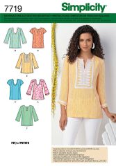 7719 Simplicity Schnittmuster Tunika