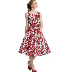 B5748 Butterick Schnittmuster Retro-Kleid 60er