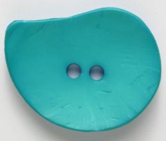 Knopf in Tropfenform 50mm helltürkis